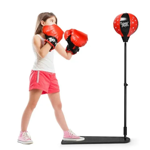 ADJUSTABLE STAND BOXING GLOVES BOXING SET