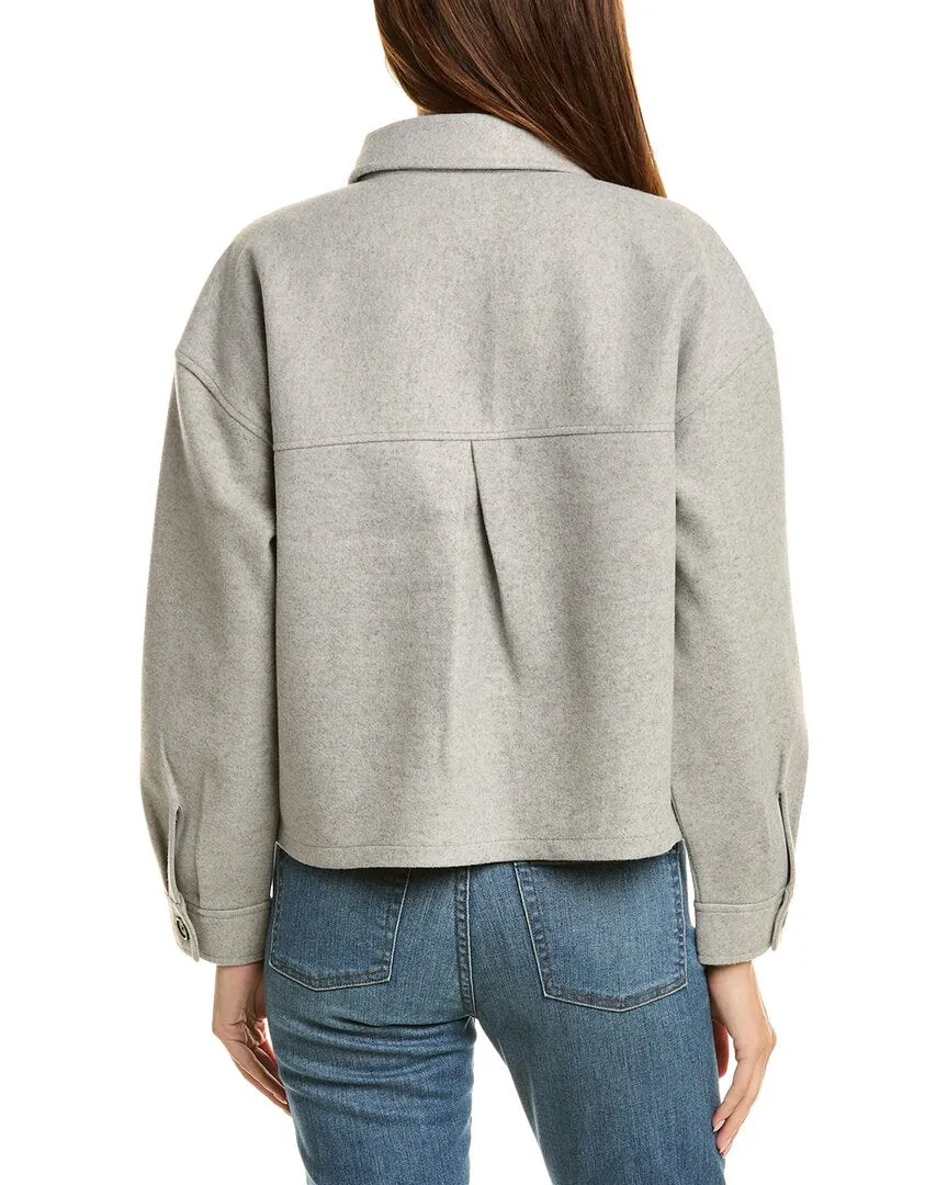 Beachlunchlounge Double Faced Cropped Knit Jacket