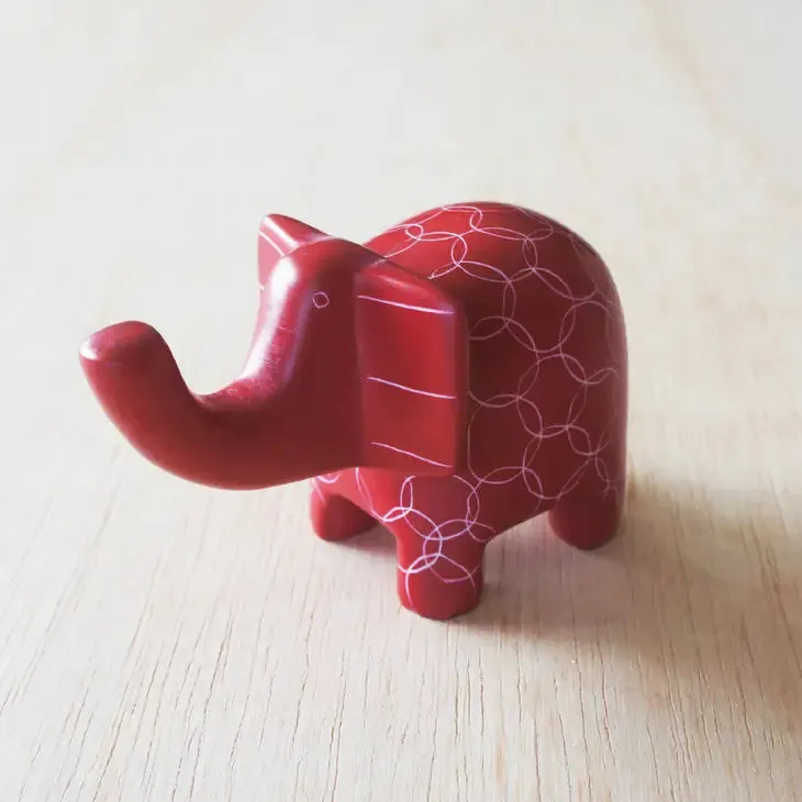 Bright Soapstone Elephant