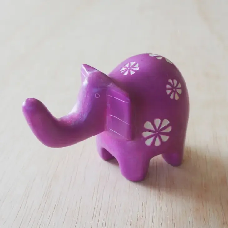 Bright Soapstone Elephant