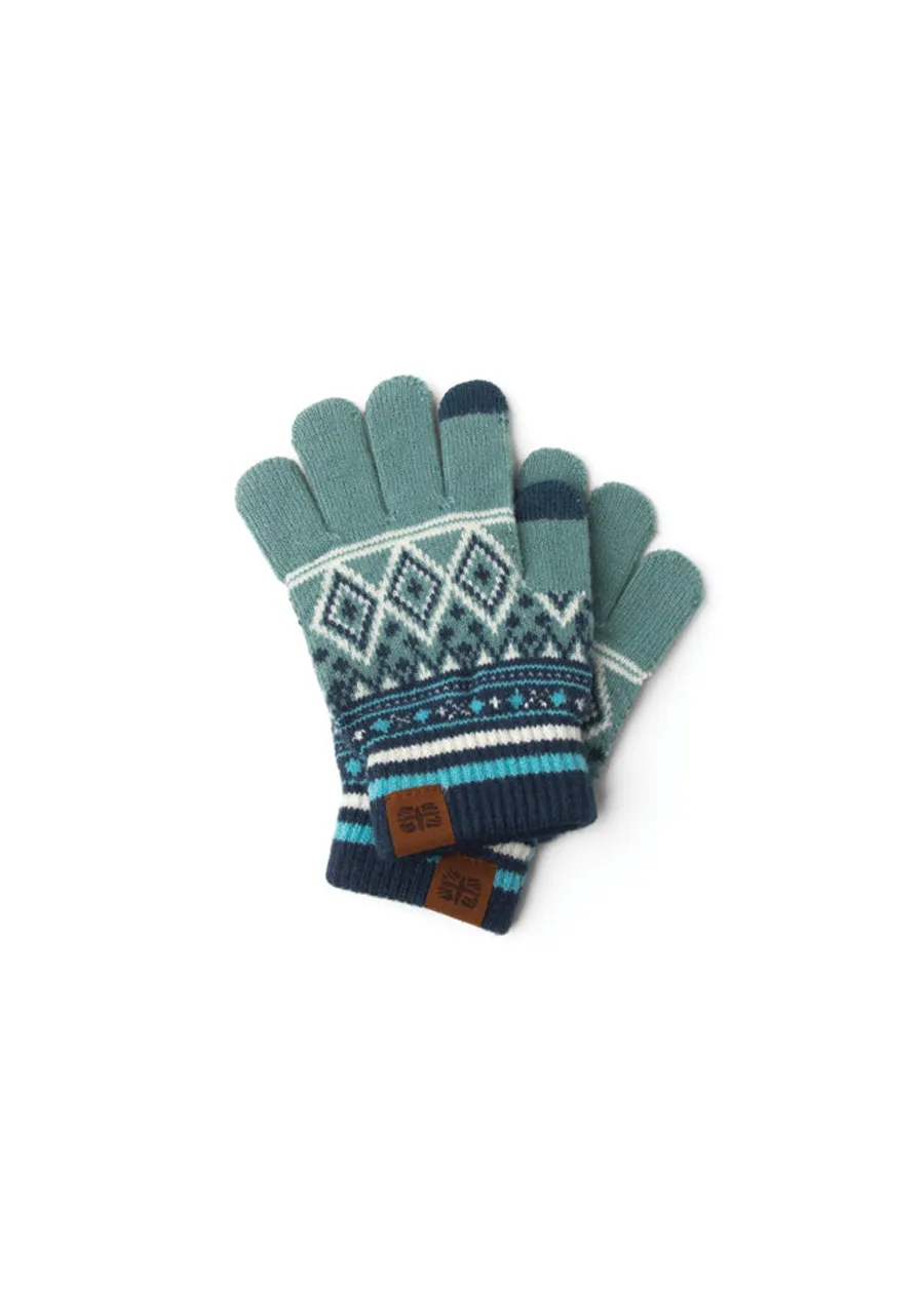 Britt's Knits Kid's Fair Isle Gloves