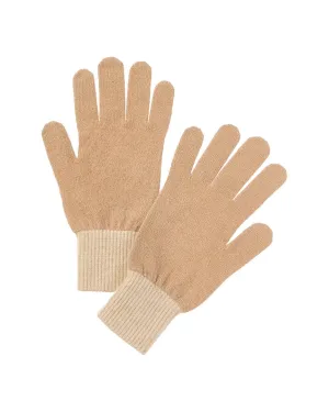 Brodie Cashmere Contrast Cashmere Gloves