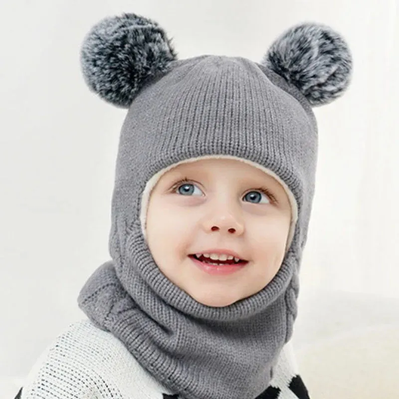 DENOSWIM Baby Hat and Scarf with Optional Gloves