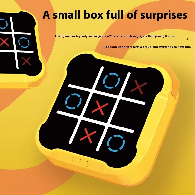 Electronic Tic-Tac-Toe Game | Montessori Puzzle for All Ages | Touchscreen & Sound