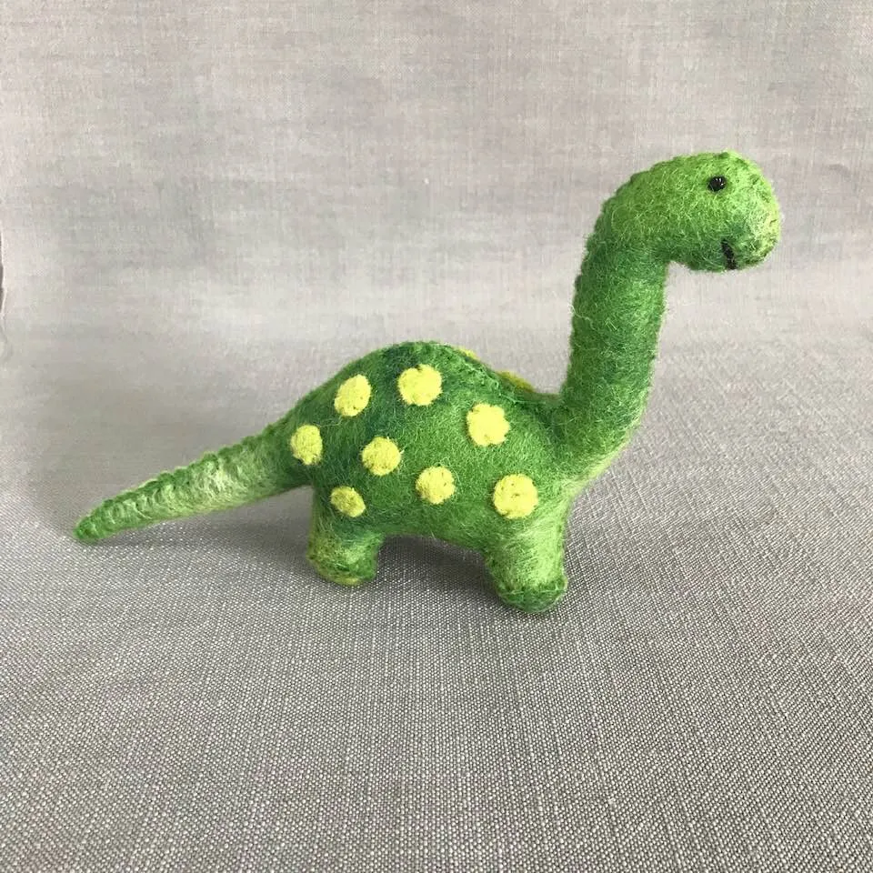 Felted Dinosaur Stuffed Animal