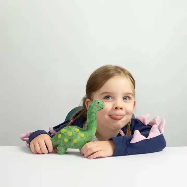 Felted Dinosaur Stuffed Animal