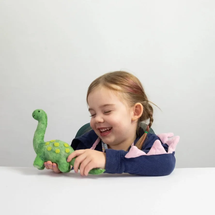 Felted Dinosaur Stuffed Animal