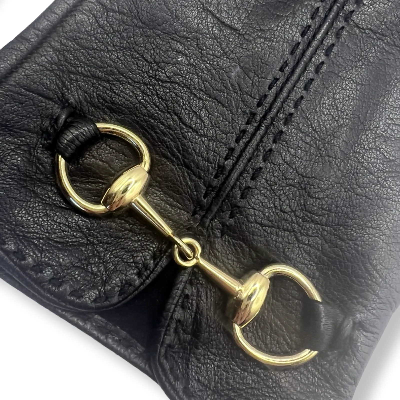 Gucci Leather Gloves with Horsebit