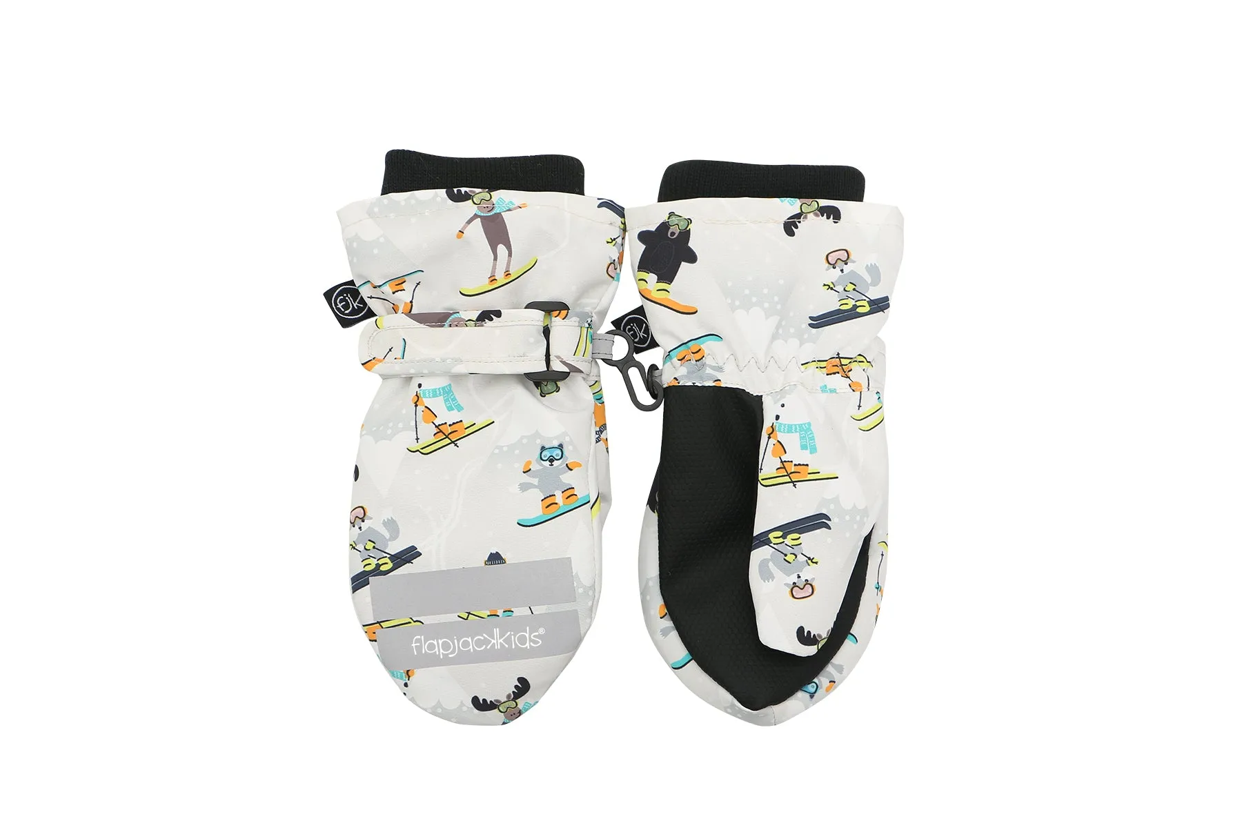 Kids Water Repellent Ski Mittens - Ski Resort