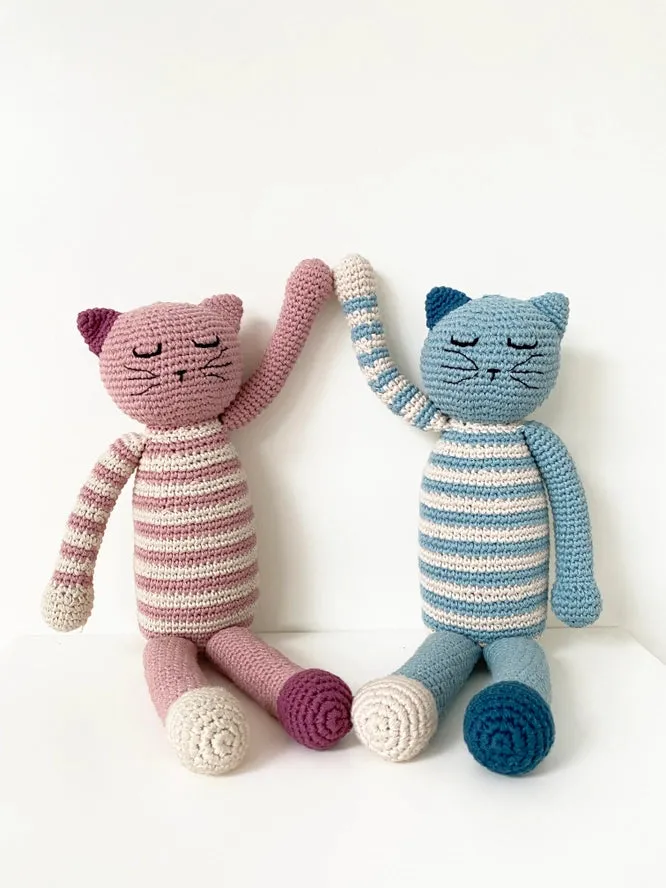 Knitted Kitten Plush Toy