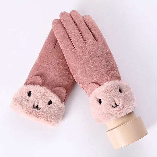 Noble™ Cashmere Touch Screen Gloves with Double Thick Plush