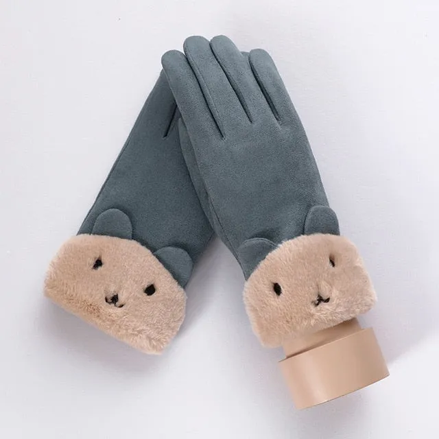 Noble™ Cashmere Touch Screen Gloves with Double Thick Plush