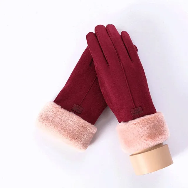 Noble™ Cashmere Touch Screen Gloves with Double Thick Plush