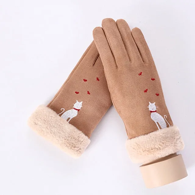 Noble™ Cashmere Touch Screen Gloves with Double Thick Plush