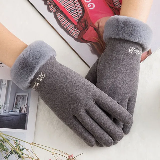 Noble™ Cashmere Touch Screen Gloves with Double Thick Plush