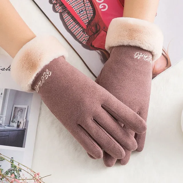 Noble™ Cashmere Touch Screen Gloves with Double Thick Plush