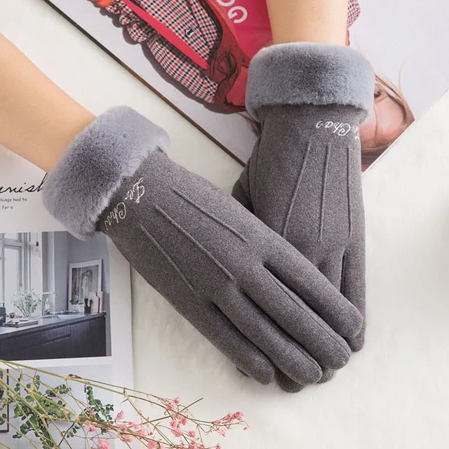 Noble™ Cashmere Touch Screen Gloves with Double Thick Plush