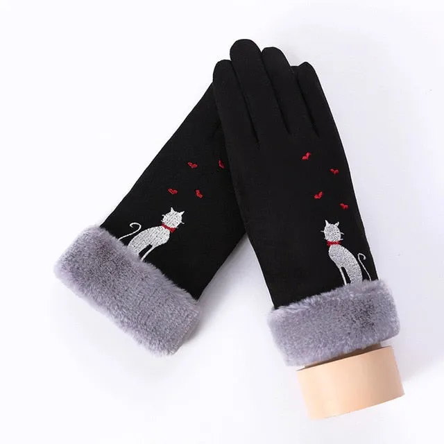 Noble™ Cashmere Touch Screen Gloves with Double Thick Plush
