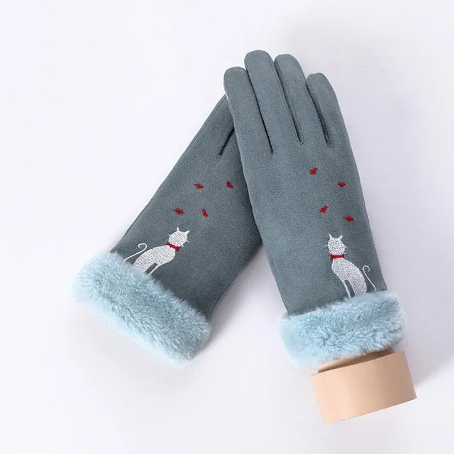 Noble™ Cashmere Touch Screen Gloves with Double Thick Plush