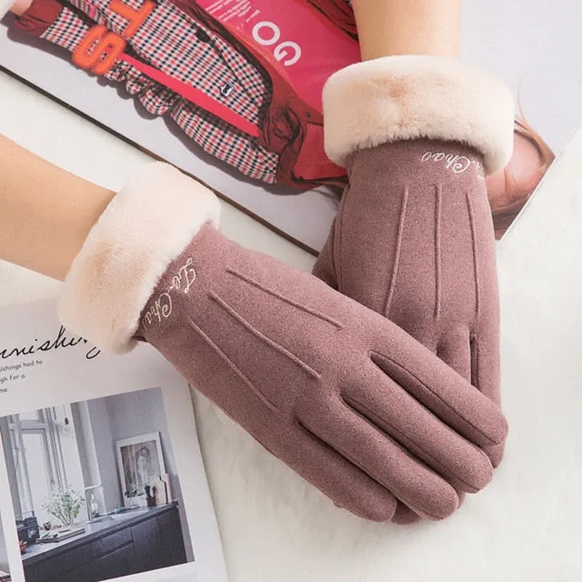 Noble™ Cashmere Touch Screen Gloves with Double Thick Plush