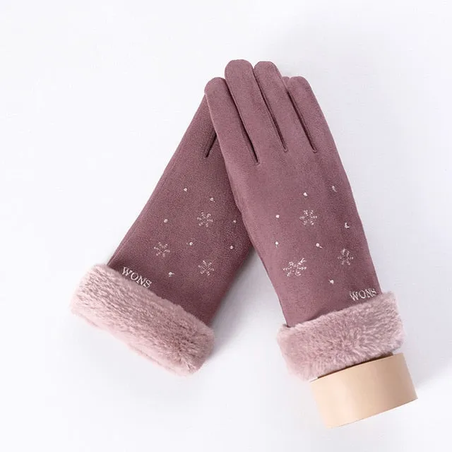 Noble™ Cashmere Touch Screen Gloves with Double Thick Plush