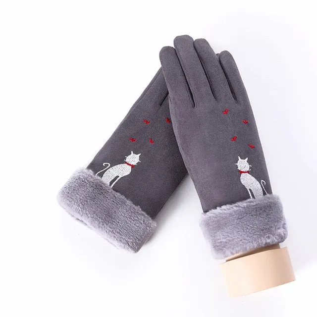 Noble™ Cashmere Touch Screen Gloves with Double Thick Plush