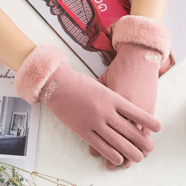 Noble™ Cashmere Touch Screen Gloves with Double Thick Plush