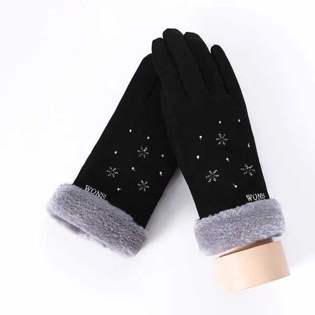 Noble™ Cashmere Touch Screen Gloves with Double Thick Plush