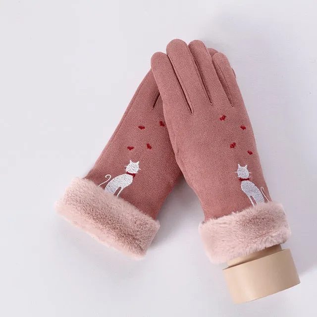 Noble™ Cashmere Touch Screen Gloves with Double Thick Plush