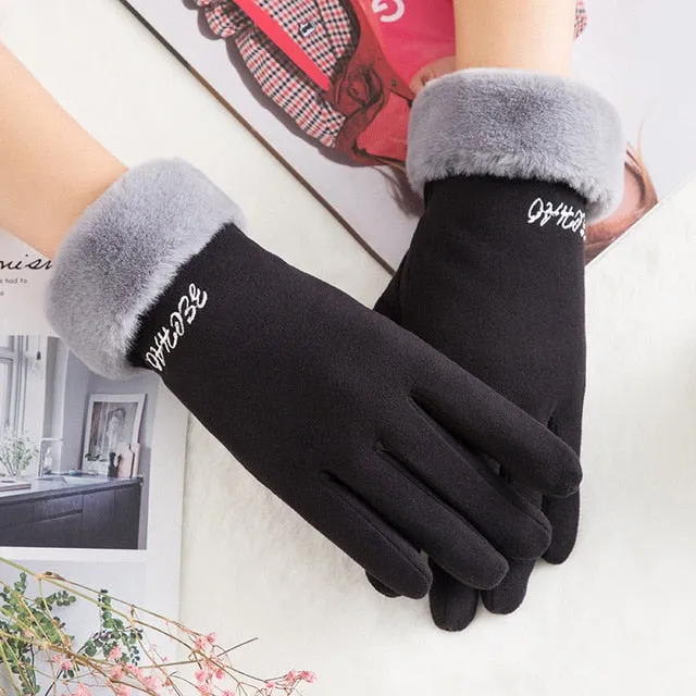 Noble™ Cashmere Touch Screen Gloves with Double Thick Plush