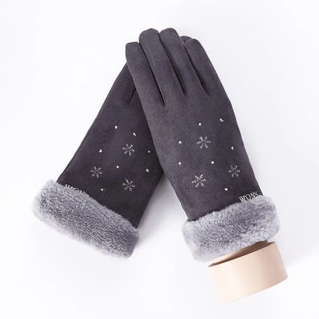 Noble™ Cashmere Touch Screen Gloves with Double Thick Plush