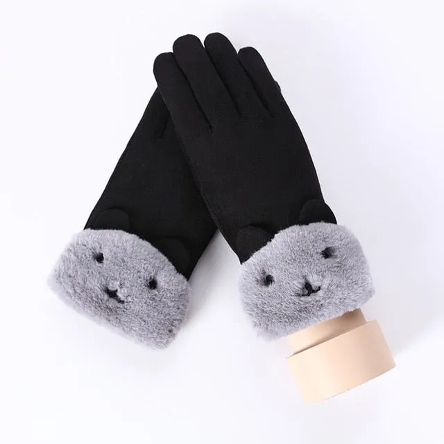 Noble™ Cashmere Touch Screen Gloves with Double Thick Plush