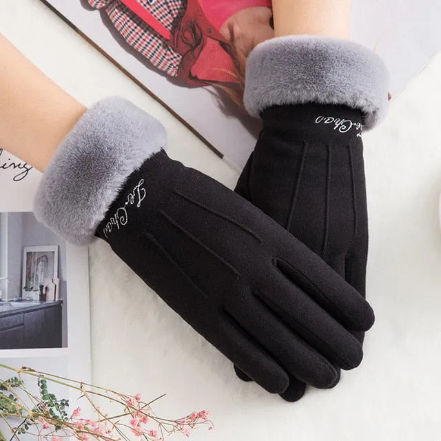 Noble™ Cashmere Touch Screen Gloves with Double Thick Plush