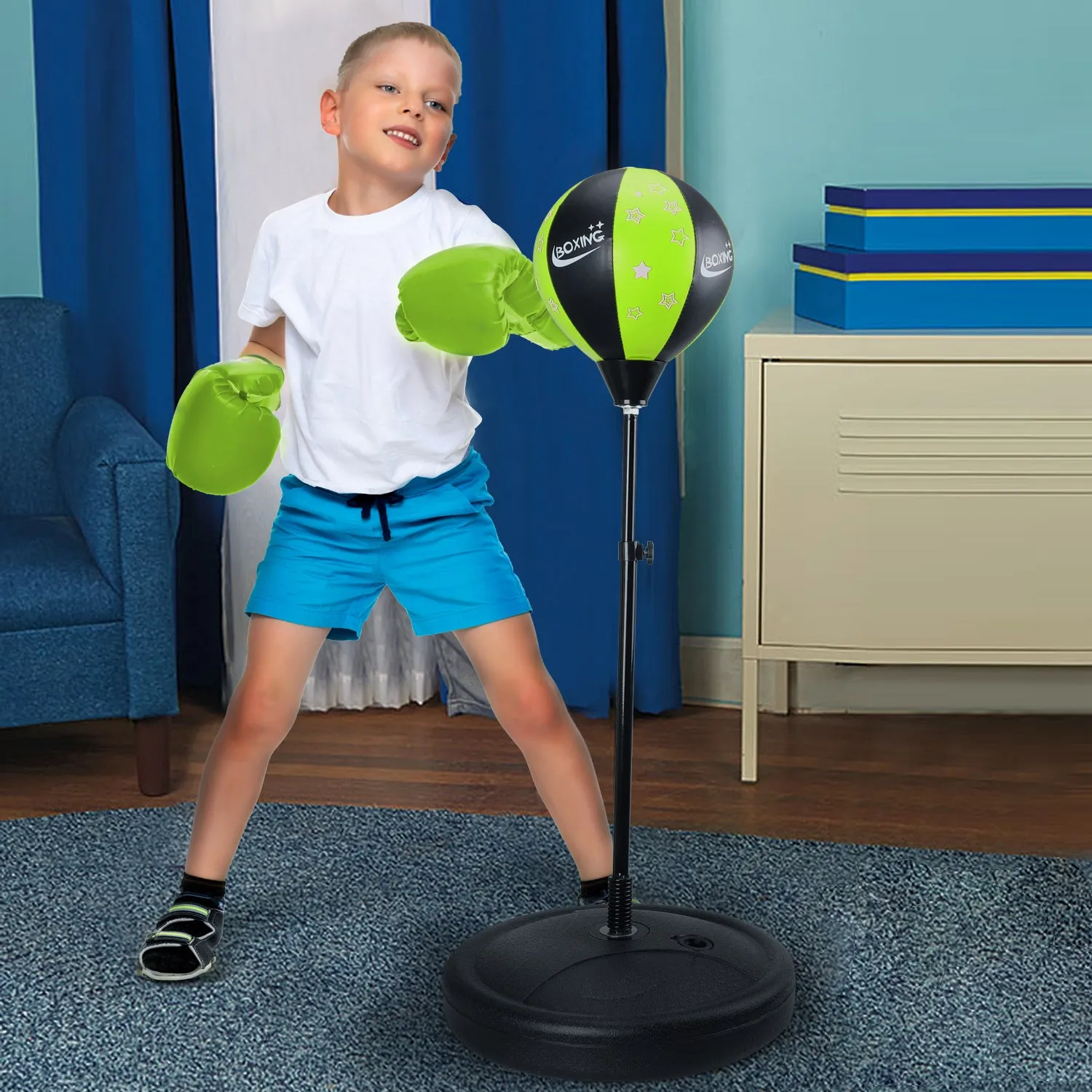 Punching Bag For Kids With Stand