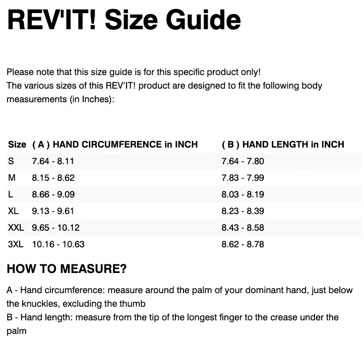REV'IT! RSR 4 Vented Leather Motorcycle Gloves