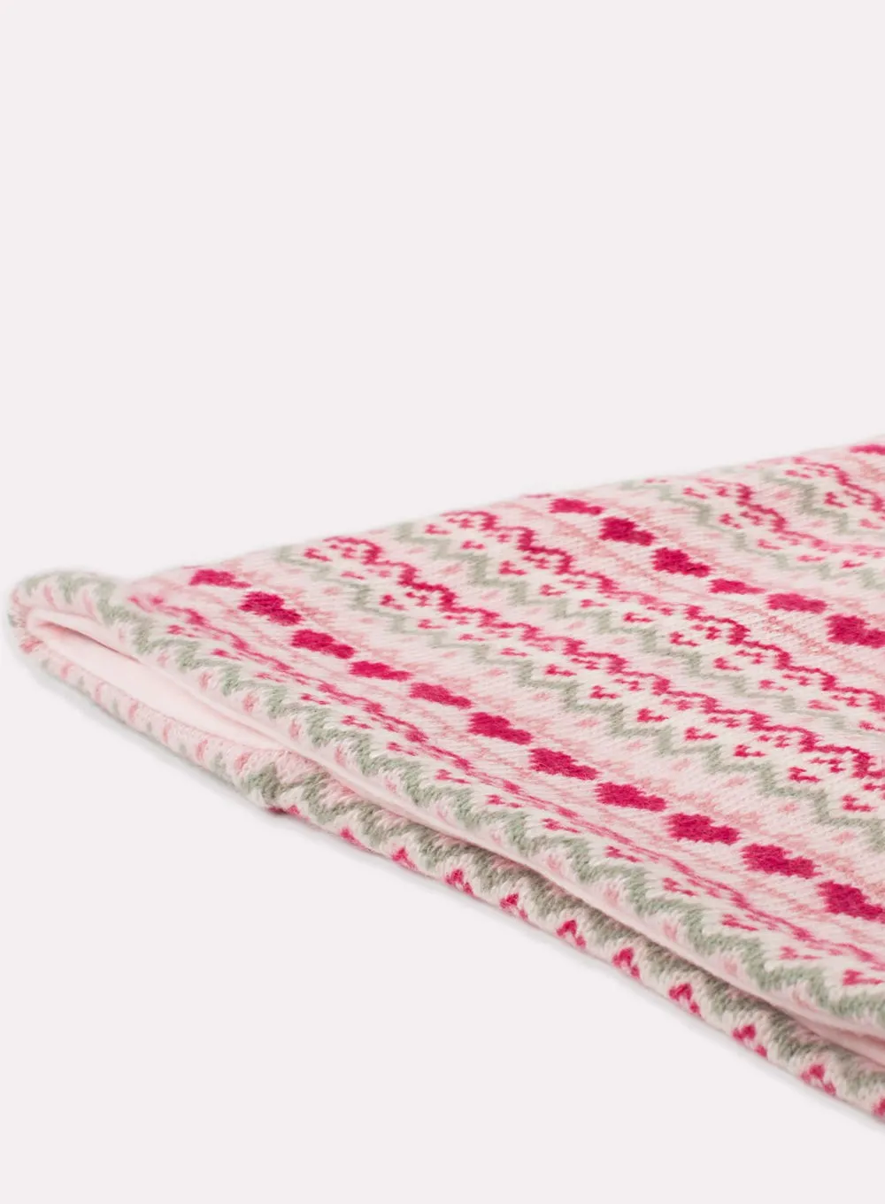 Snoody in Pink Fair Isle