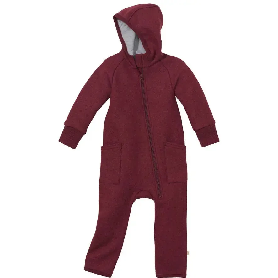 Toddler & Kids Boiled Wool Zip-up Bunting