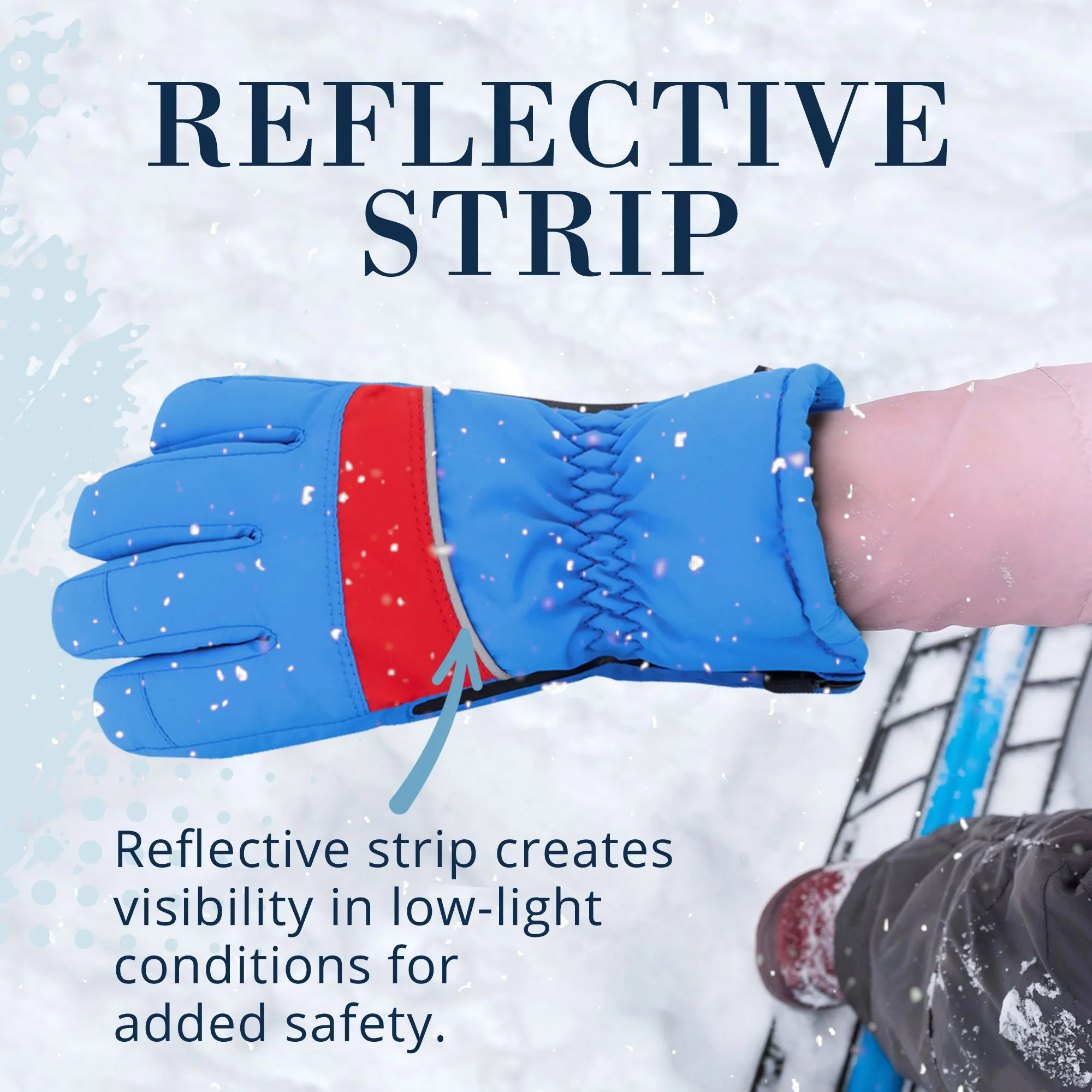Winter & Ski Glove powered by ZIPGLOVE™ TECHNOLOGY