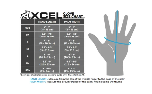 Xcel Infiniti 3mm 5-Finger Glove